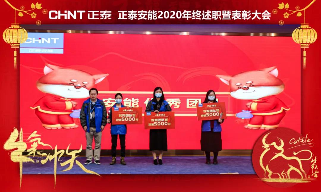 立正 看齐 | 向正泰安能2020年优秀团队对齐！